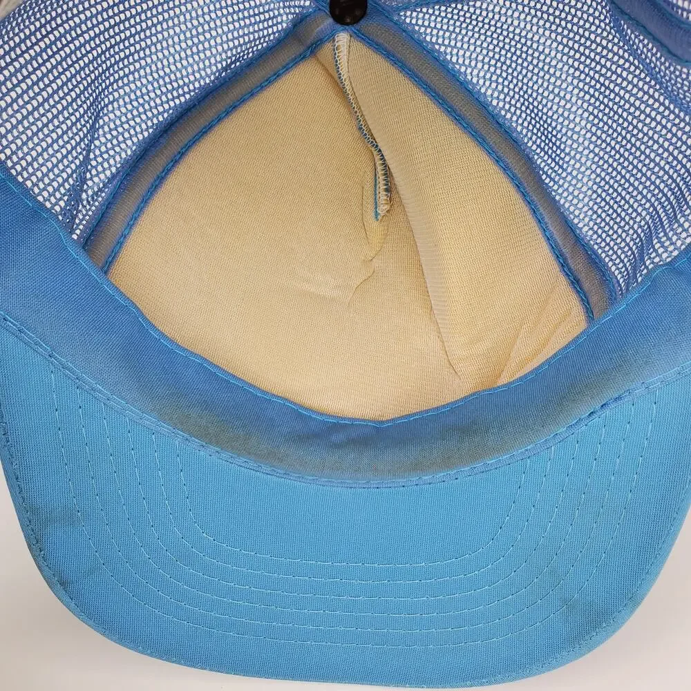 Vintage Perth‎ Ontario 175th Anniversary Trucker Hat Blue Mesh Snapback Cap 1991